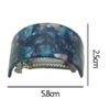 Frcolor 3PCS Women's Barrette Clip Tortoise Shell Hairpin Bangs Clip Arrangement Pin Hair Claw Ponytail Holder Hair Styling Supplies (White, Light Brown, Blue)