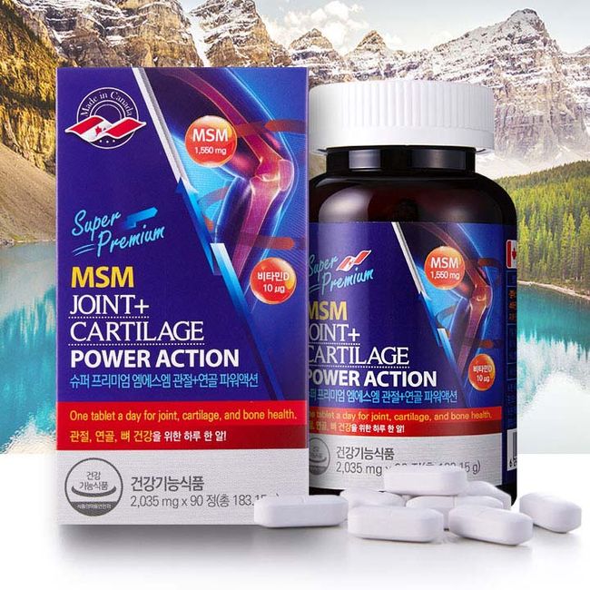 Super Premium MSM Joint + Cartilage Power Action - 3 months supply