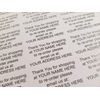 400 Full Colour Rectangle (70mm x 36mm) Custom Printed Self Adhesive Paper Sticker Labels