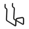 W Bar Hook for Perforated Boards, Black, 50 P25 [1 piece]