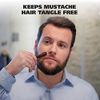 Wahl Small Mustache Comb for Men's Grooming - Handcrafted & Hand Cut with Cellulose Acetate - Smooth, Rounded Tapered Teeth - Model 3323