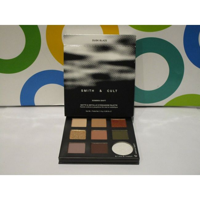 SMITH & CULT ~ SOMBRA SHIFT METALLIC EYESHADOW PALETTE ~ DUSK BLAZE ~ BOXED