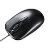 Sanwa Supply MA-BL150BK Wired Blue LED Mouse 3 Button Medium Black