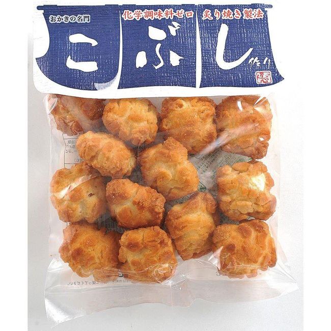 Maruhiko Seika Kobushi Senbei Rice Crackers Salted 160g (Pack of 10 Bags)