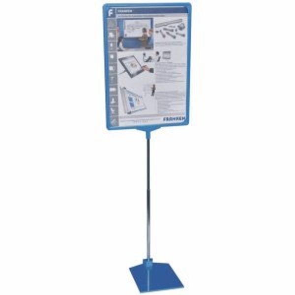 Franken Preisständer DIN A4 dunkelblau 32-62cm Höhe