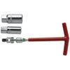 neilsen CT3063 Spark Plug Socket Wrench Set - Red
