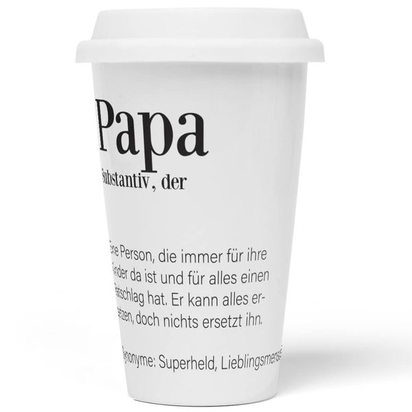 JUNIWORDS To-Go Mug with Lid Definition Dad (1003915)