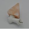 Himalayan Salt Pyramid Shape Night Light, Handmade Wall Lamp, Air Purifying