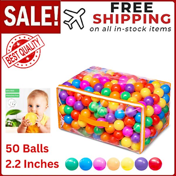 Ball Pit Balls for Baby and Toddler Phthalate Free BPA Free Crush Proof Plast...