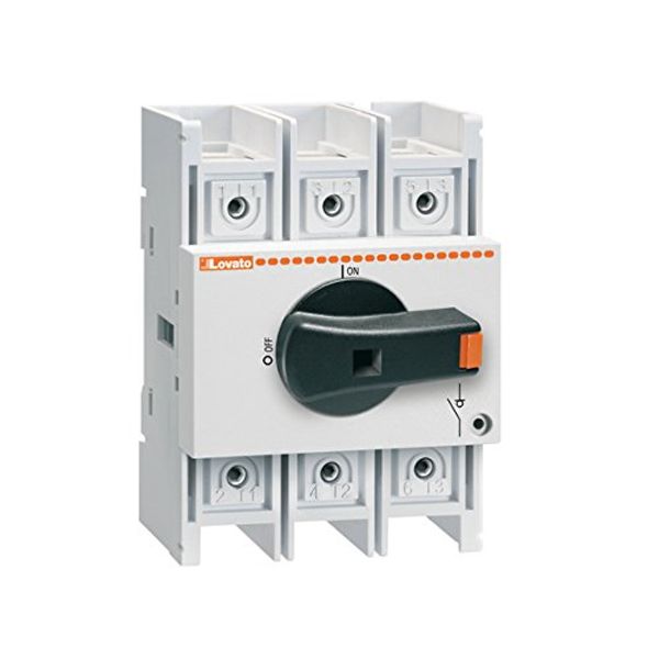 Lovato Electric GA063A Three-Pole Switch Disconnector, Direct Operating Version, 63A