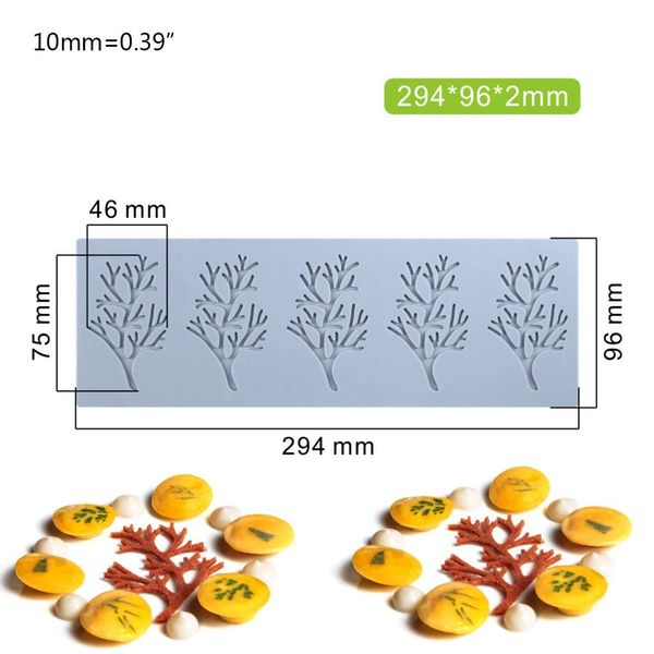 Candy Sugar Chocolate Silicone Epoxy Resin Mold Jewelry Making Resin Cast Mold Leaf Mold for Home Decoration Leaf Silicone Resin Mold