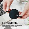 BoxWave Cable Compatible with Miyoo Mini - PD miniSync (240W), Retractable PD 240W Portable USB Type-C Cable - Jet Black