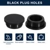 uxcell 4pcs Black Plug Hole 36-37mm/1.42-1.46" Rubber Button Plug for Hole