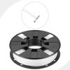 sourcing map 1.75mm Filaments PLA Transparent 0.25KG Dimensional Accuracy +/- 0.05mm for 3D Printer