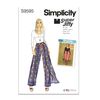 Simplicity SS9595OS Damenrock/Hose, Einheitsgröße