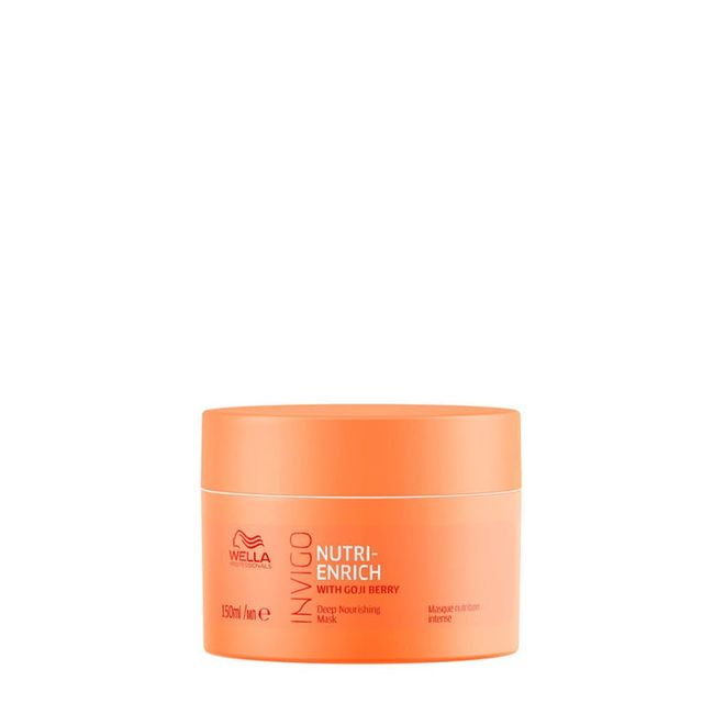 Wella Professionals Invigo Nutri Enrich Deep Nourishing Mask – tiefenwirksame Haarmaske mit Vitamin E und Panthenol – intensive Haarpflege für kaputtes Haar – glättende Haarkur gegen Frizz – 150 ml