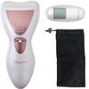 Rozenstar AZ005WMP Electric Nail Clipper, Nail File, Nail Polisher, Head with Pouch, Safe and Secure Structure, Rotary Blade, Battery Operated