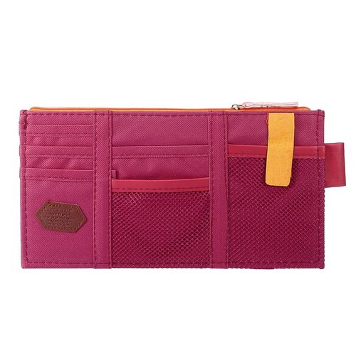 Uxcell a17050300ux0076 Multi-Purpose Car Sun Visor Organizer Pouch Bag Pocket Card Storage Holder Red