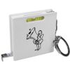 Azeeda 'Man Playing Tuba' Keyring Tape Measure/Spirit Level Tool (KM00017075)