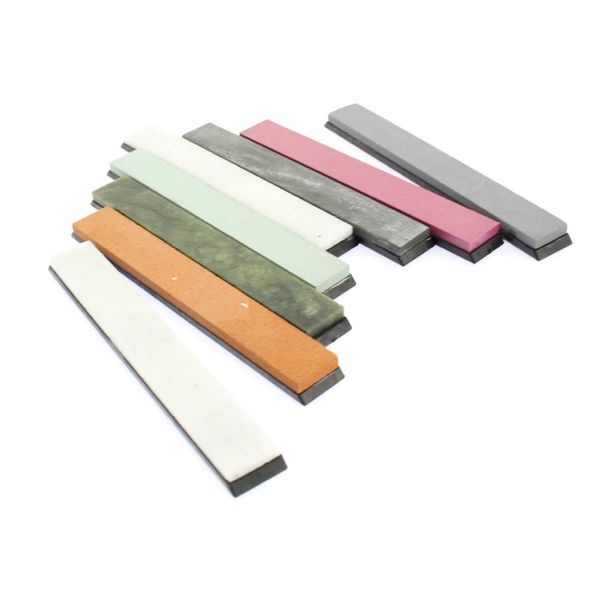 Olive-G Knife Sharpening and Finishing Whetstone, Set of 8 Types, Rough Whetstone, Medium Whetstone, Finishing Whetstone