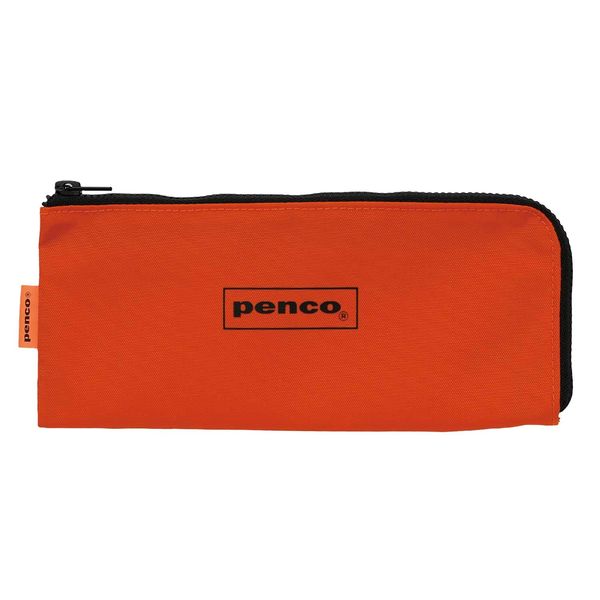 penco Flat Pen Case Pencil Case Orange