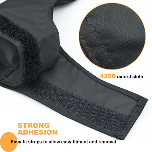 Delilxike Mobility Scooter Control Panel/Tiller Cover/Console Cover Waterproof -Easy Fix -Rain Protector-Black