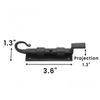 Black Shepherds Crook Necked Cabinet Bolt Cabinet Hinge Renovators Supply