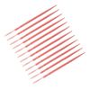 200pcs Double-Head Toothpicks Soft Plastic Oral Care Interdental Floss Cleaners Braces Brush,toothpicks(Pink)