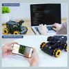 Hiwonder Raspberry Pi 5 AI Vision Robot Car Kit Mecanum Wheels Robot, 2DOF HD Camera Python Progamming Open Source DIY Robot Kit for Teens（Without Raspberry Pi 5 Board）
