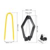 sourcing map IC Chip Extractor 100mm Stainless Steel with U Shape IC Chip Switch Puller Yellow for Component Motherboard, 2pcs