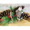 Santa's Workshop 10" Duck Hunter Santa, Green
