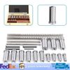 Keyway Broach Kit 22 Pcs Keyway Broach Set Collared Bushing Shim Set Fitted Box