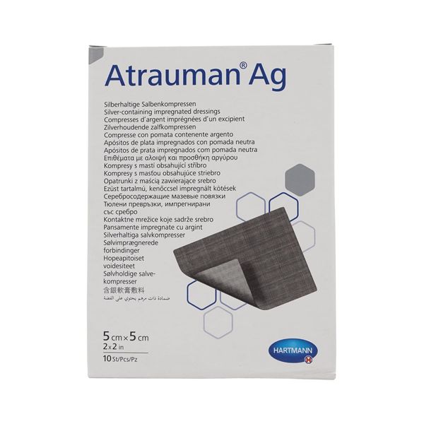 Atrauman AG Silver 5 x 5cm (x10)