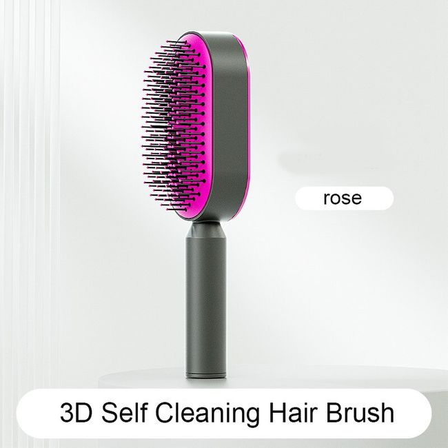 Dropship Self Cleaning Hair Brush For Women Massage Scalp Promote Blood  Circulation Anti Hair Loss 3D Hair Growth Comb Hairbrush Self-Cleaning Hair  Brush 3D Air Cushion Massager Brush Airbag Massage Comb to