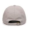 Tech Design Soccer Holic Baseball Cap Embroidered Cotton Adjustable Dad Hat Light Grey
