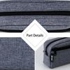 meskbinf Pencil Case, Stationery Storage Pouch for School and Office (Grey)