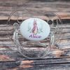 *2-Pack* FUNKY DUMMY Personalised Dummy Pacifier Soother, All TEATS Sizes & Colours, Pink Rabbit