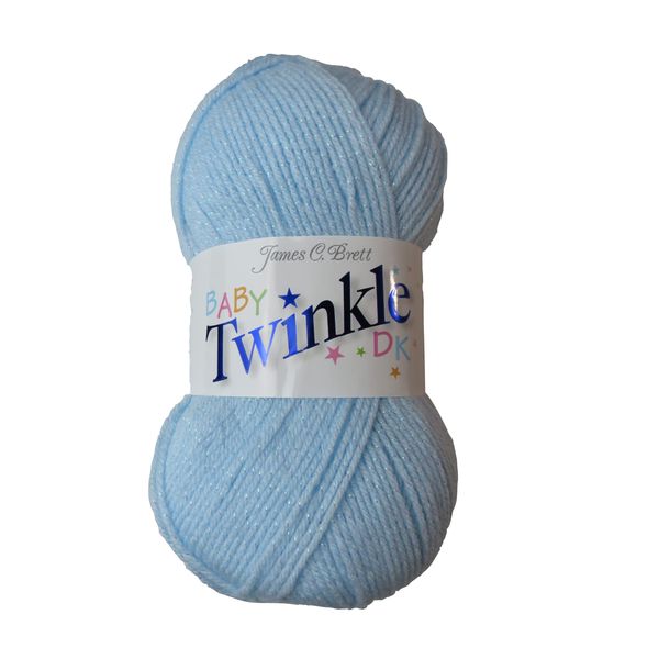 James C Brett Baby Twinkle DK Wool/Yarn - BT4 Blue by James C Brett