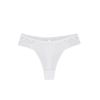 Wolbar Zauberhafter Damen String Mit Rüsche WB28, Weiß,L