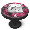 Personalized Tulips Cabinet Knob (Black)