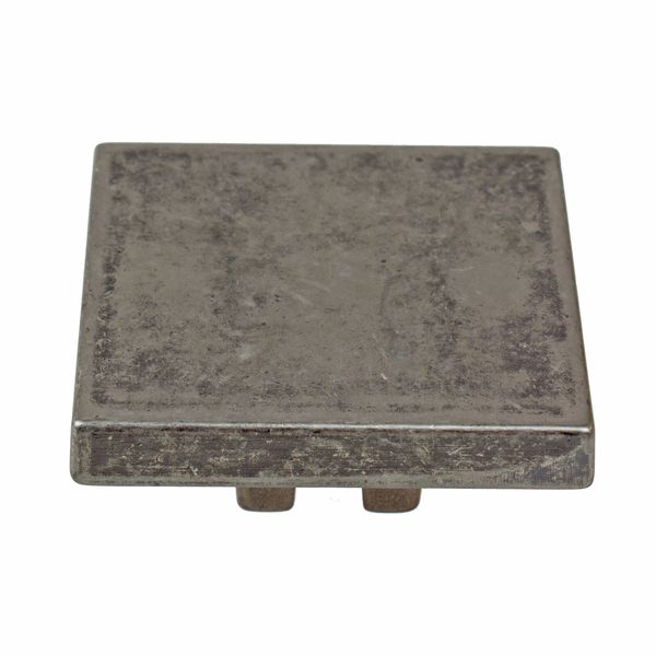 GlideRite 1.5-inch Square Weathered Nickel Cabinet Knobs Weathered, Nickel Finis