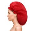4 Pieces Jumbo Shower Caps Extra Large Shower Caps Long Dreadlock Caps Huge Braid Bonnets Waterproof Big Bath Hats Oversize Bath Caps for Women Girls (Bright Colors,Blank Pattern)