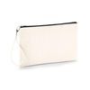 Westford Mill Canvas Wristlet Pouch - Natural/Navy