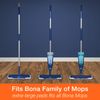 Bona Microfiber Cleaning Pads 3 Pack Value Set for Wood and Hard Surface Floors