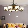 2PCS Crystal Ceiling Fan Pull Chain Pull Chain Crystal Prisms Drop Fan Chain Extender Home Decor Gifts