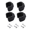 YYST Flashlight Mounting Brackets 4/PK - No Flashlight -Two Big - Two Small