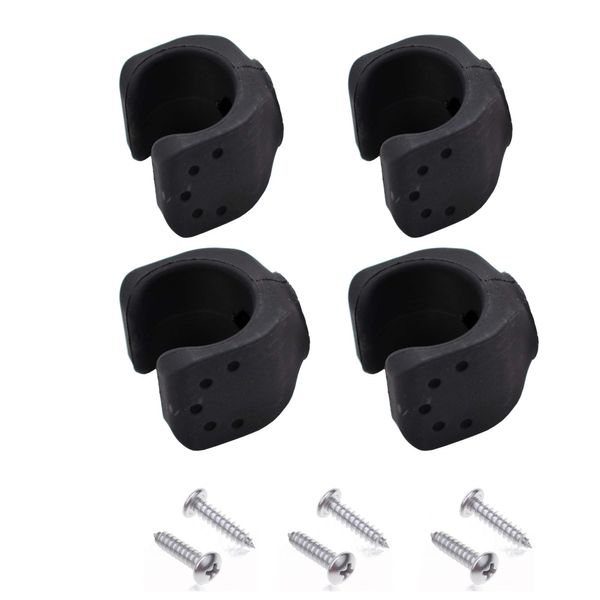 YYST Flashlight Mounting Brackets 4/PK - No Flashlight -Two Big - Two Small