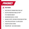 RIGID INDUSTRIES - Ignite LED Light, Spot Beam Pattern, Surface Mount, Black Housing | Single