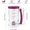 Cupcake Batter Separator for Baking Measuring Tool with Cream Separator Cups
