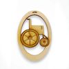 Personalized Wheelchair Ornament